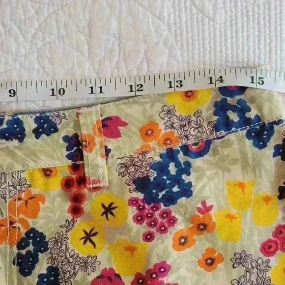 Tommy Hilfiger Floral Skirt Womens Size 8 Back Pocket Knee Length Boho Style - Picture 4 of 11